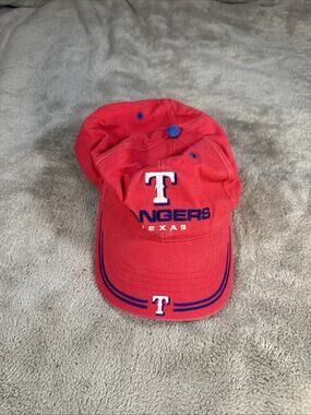 Texas Rangers MLB Twins Strapback Pre Owned Red-White-Blue Cotton Vintage New